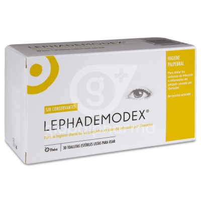 Lephademodex Toallitas Estériles Oculares, 30 Unidades