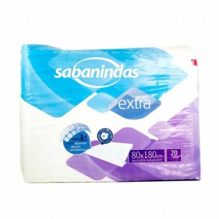 Indas Sabanindas Protector Absorbente Ajustable 80x180 20 uds