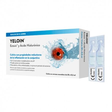 Yeloin Colirio Antiinflamatorio Monodosis 30x0.5ml