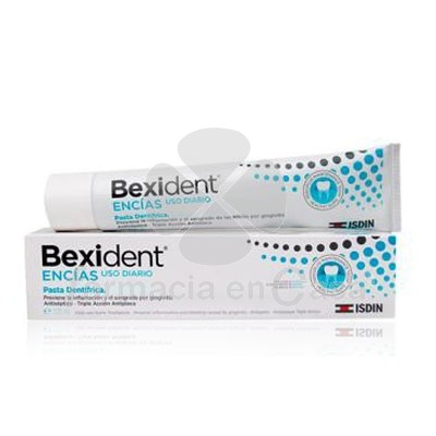 Bexident encias uso diario pasta dental triclosan